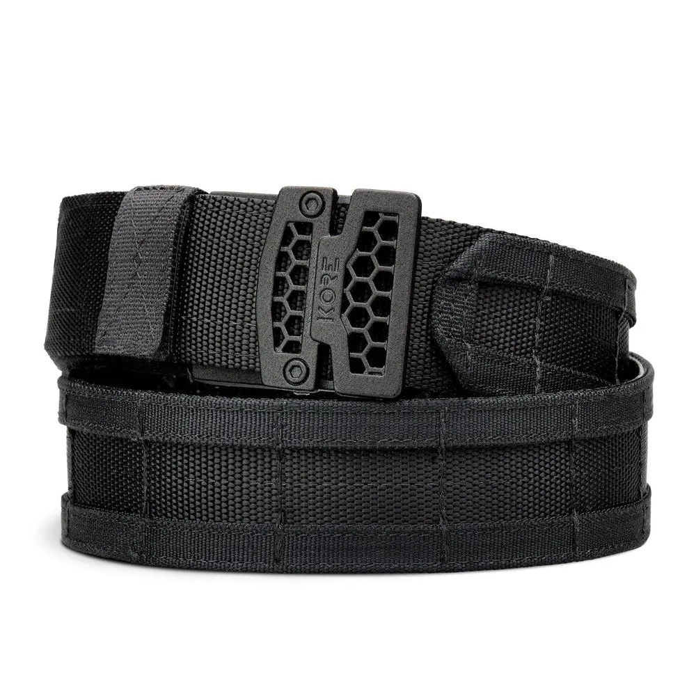 [BBCKBKB1R] Molle Battle Belt (Noir, Boucle B1, Renforcée)