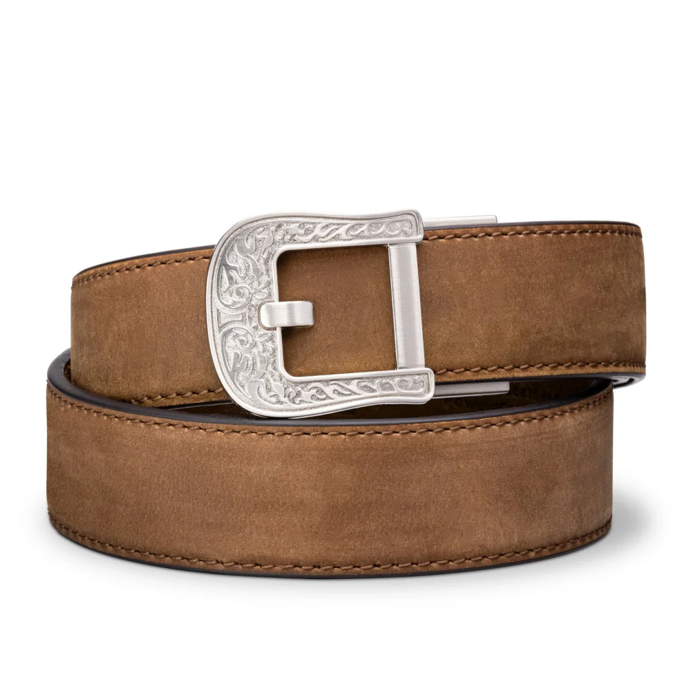 [BLGBROD] Buffalo Leather Gun Belt (Boucle Rodeo)