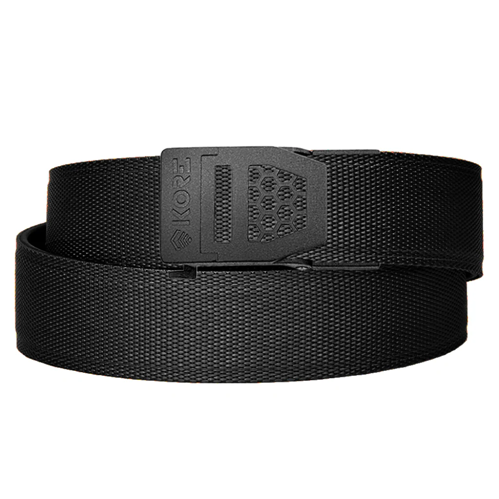 [TACNYBKX6] Tactical Nylon Gun Belt (Boucle X6, Noir)