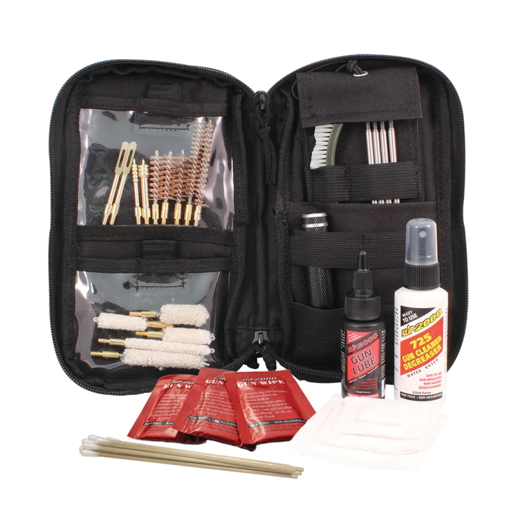 [60734] Kit de nettoyage tactique - Fusil/Pistolet - Calibres .22 / .30 / .38 / .357 / 9 mm / .40 / .45