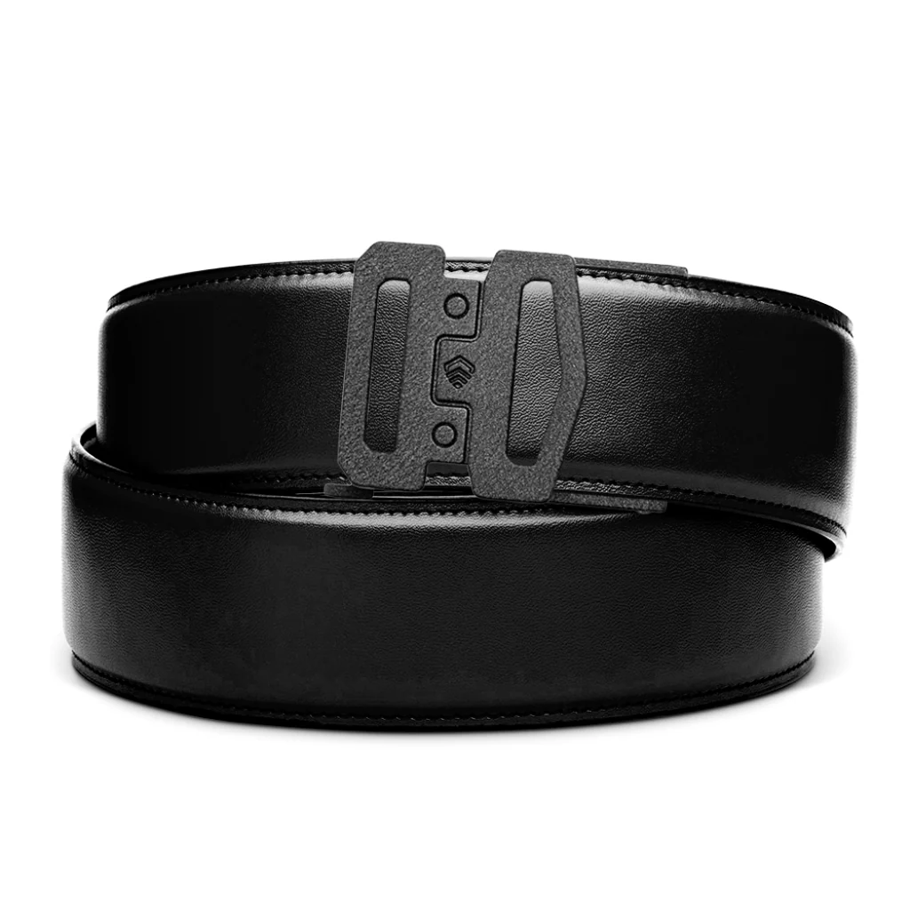 [GLBK1] Garrison Leather Belt (Noir, Boucle G1)