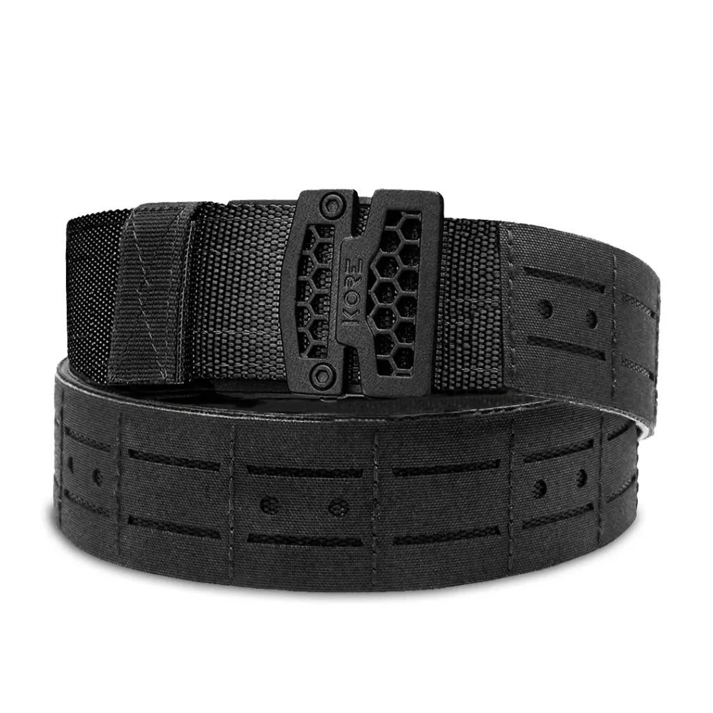 [BBCKLCBKB1R] Molle Battle Belt - Laser Cut (Noir, Boucle B1, Renforcée)